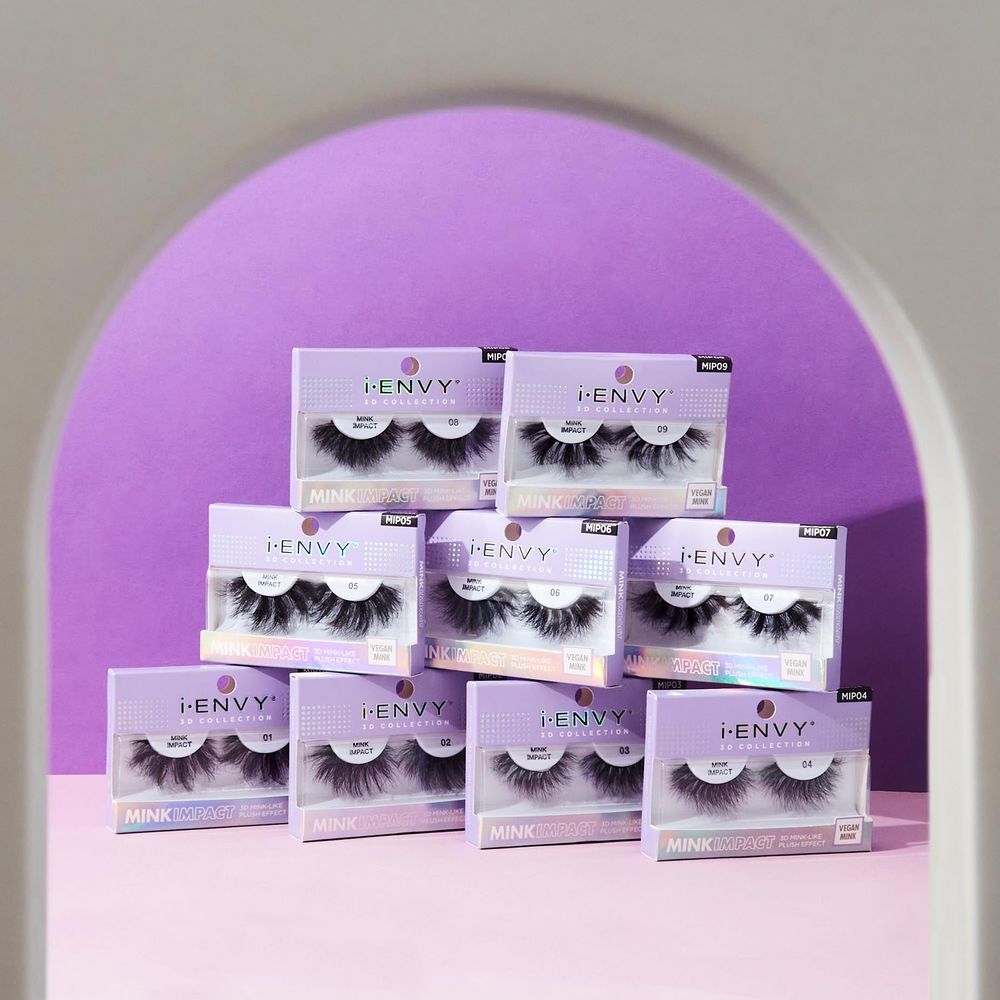 IENVY BY KISS – Mink Impact Lashes | The Most Mink - Like Faux Mink Lashes | Styles 01–18 - Beauty Exchange Beauty Supply