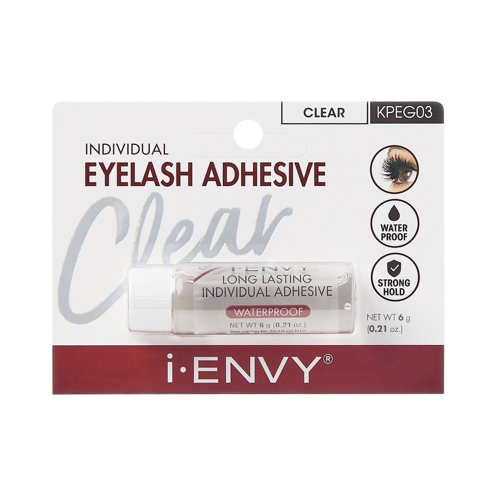 iEnvy by Kiss Premium Individual Lash Glue – Clear - Beauty Exchange Beauty Supply