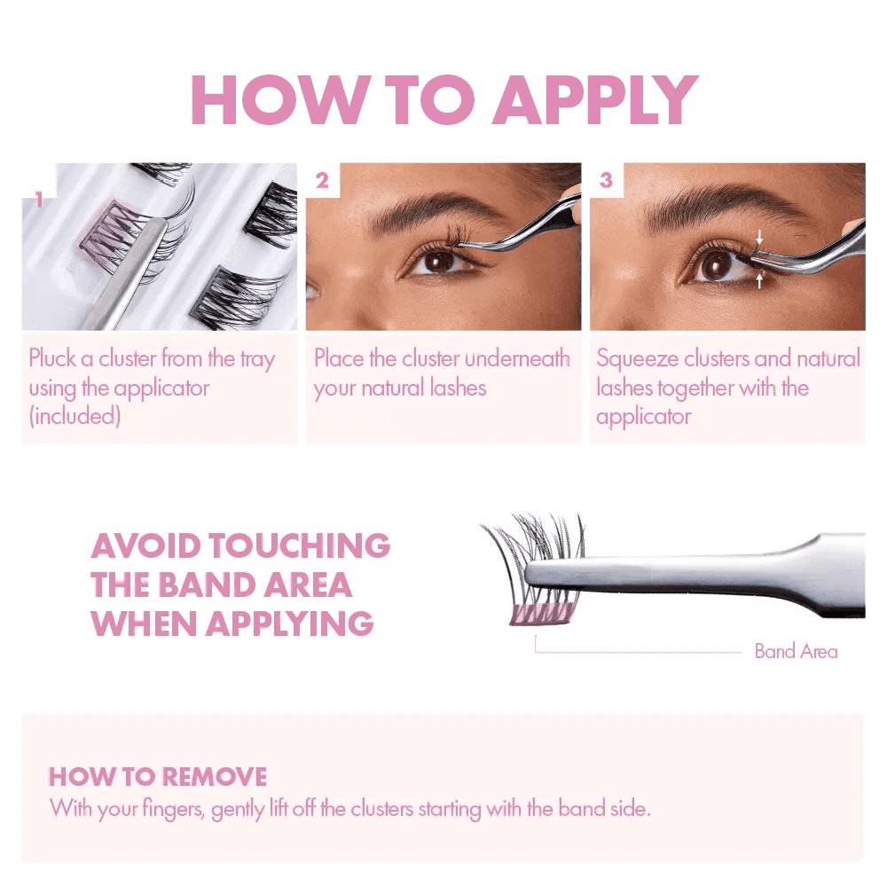 IENVY by KISS Press & Go Pre - Glued Lash Clusters - Beauty Exchange Beauty Supply