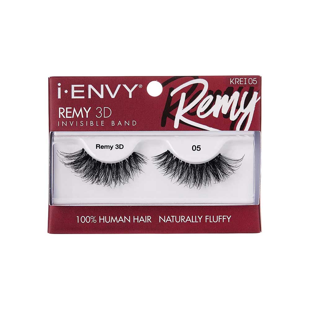 IENVY by KISS Remy 3D Lashes – 100% Human Hair | Lightweight, Wispy Volume | Styles #01–#09 - Beauty Exchange Beauty Supply
