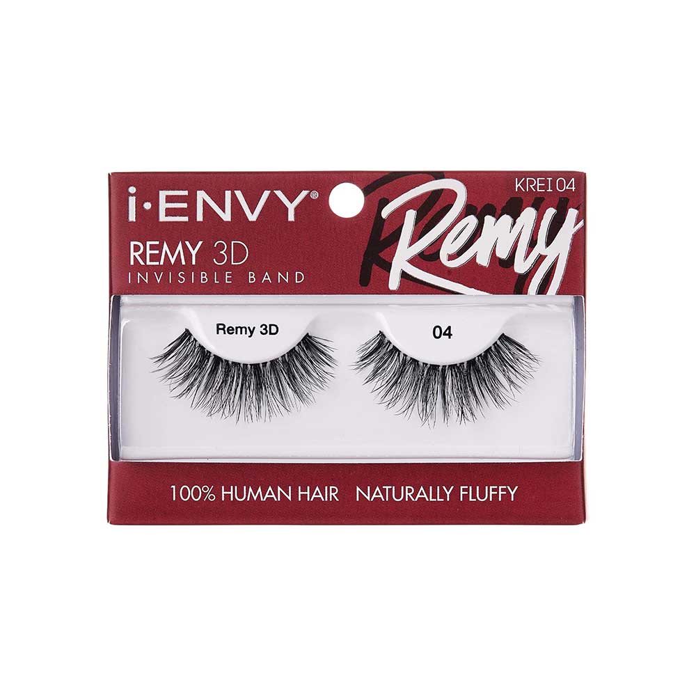 IENVY by KISS Remy 3D Lashes – 100% Human Hair | Lightweight, Wispy Volume | Styles #01–#09 - Beauty Exchange Beauty Supply