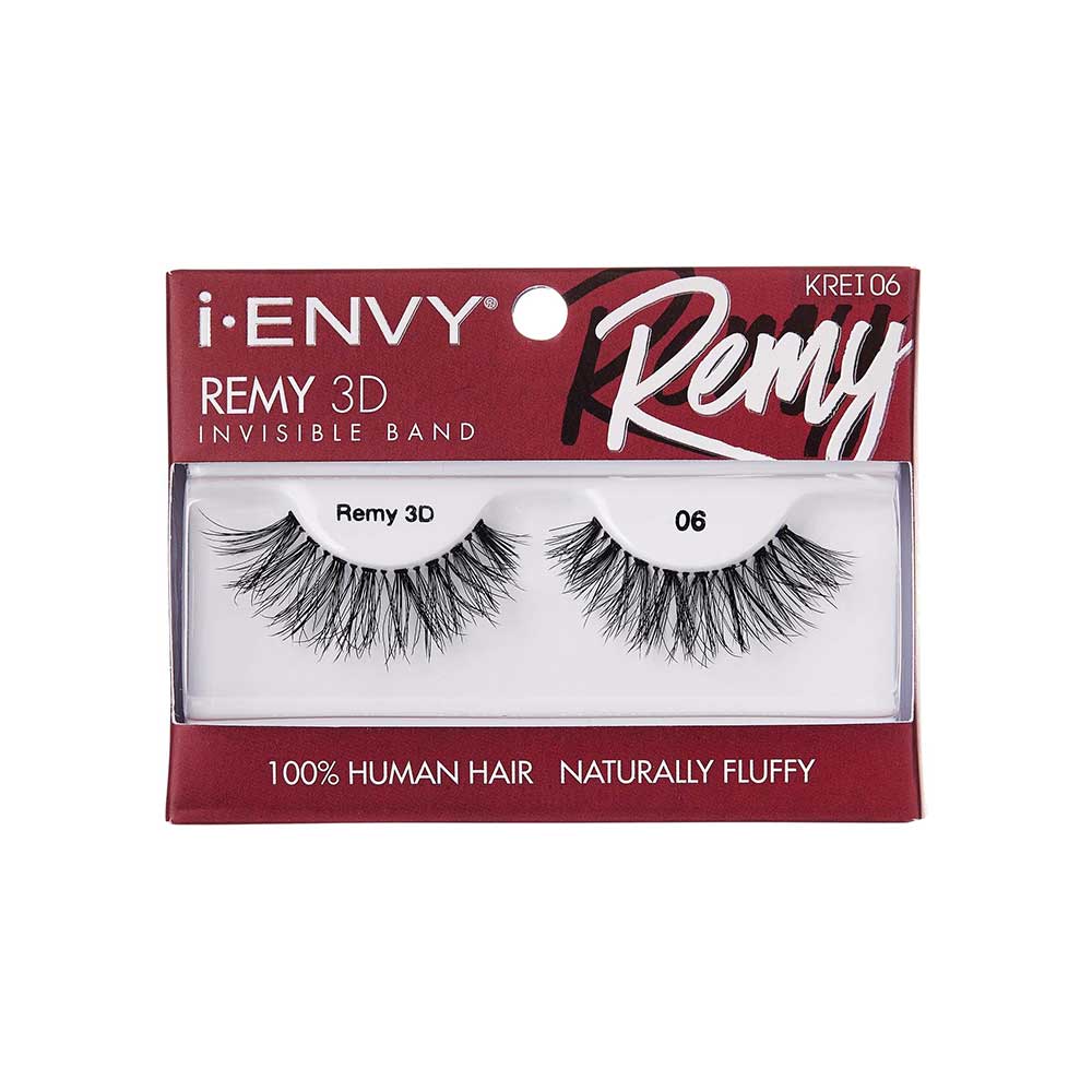 IENVY by KISS Remy 3D Lashes – 100% Human Hair | Lightweight, Wispy Volume | Styles #01–#09 - Beauty Exchange Beauty Supply