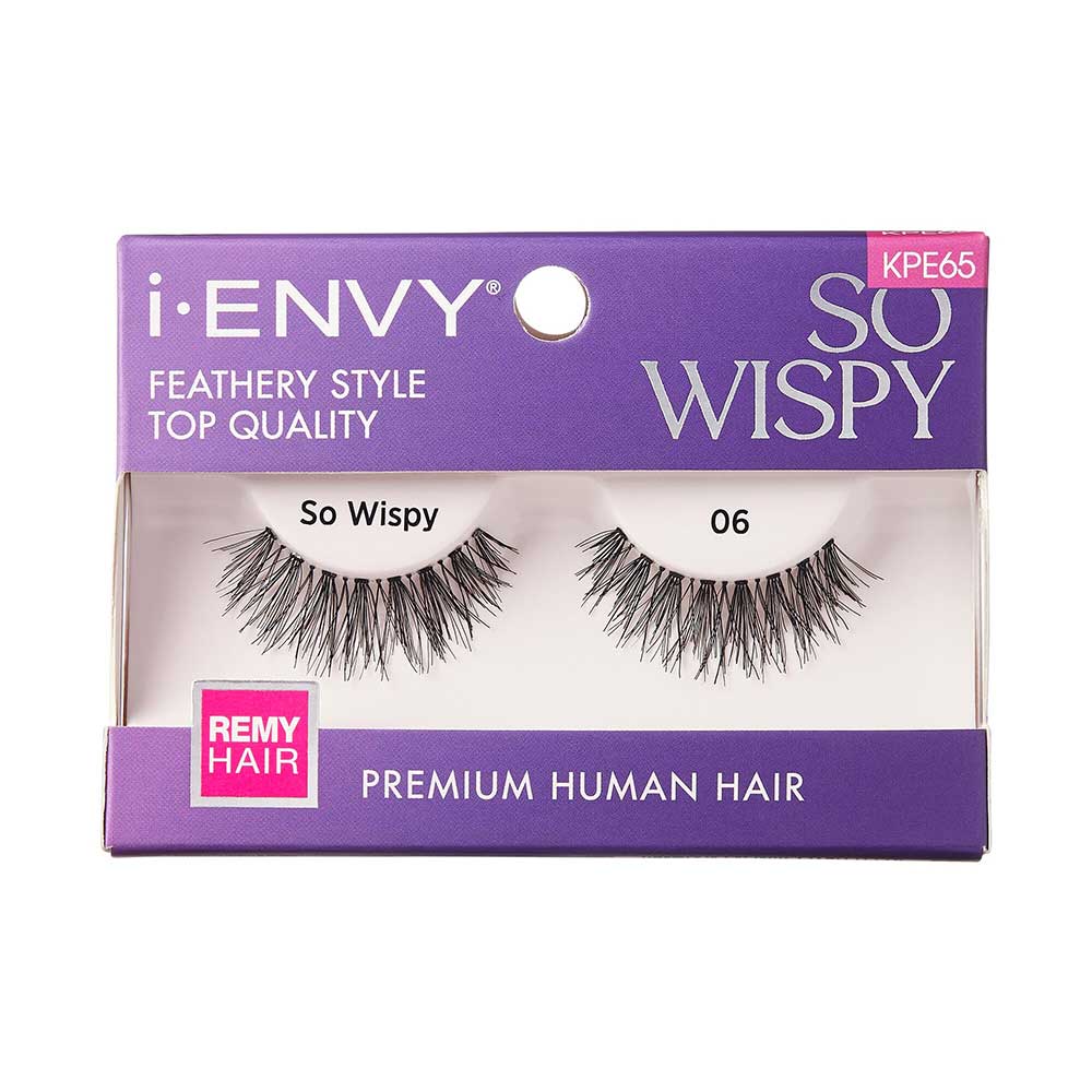 iEnvy by Kiss So Wispy Premium Human Hair Lashes - Beauty Exchange Beauty Supply