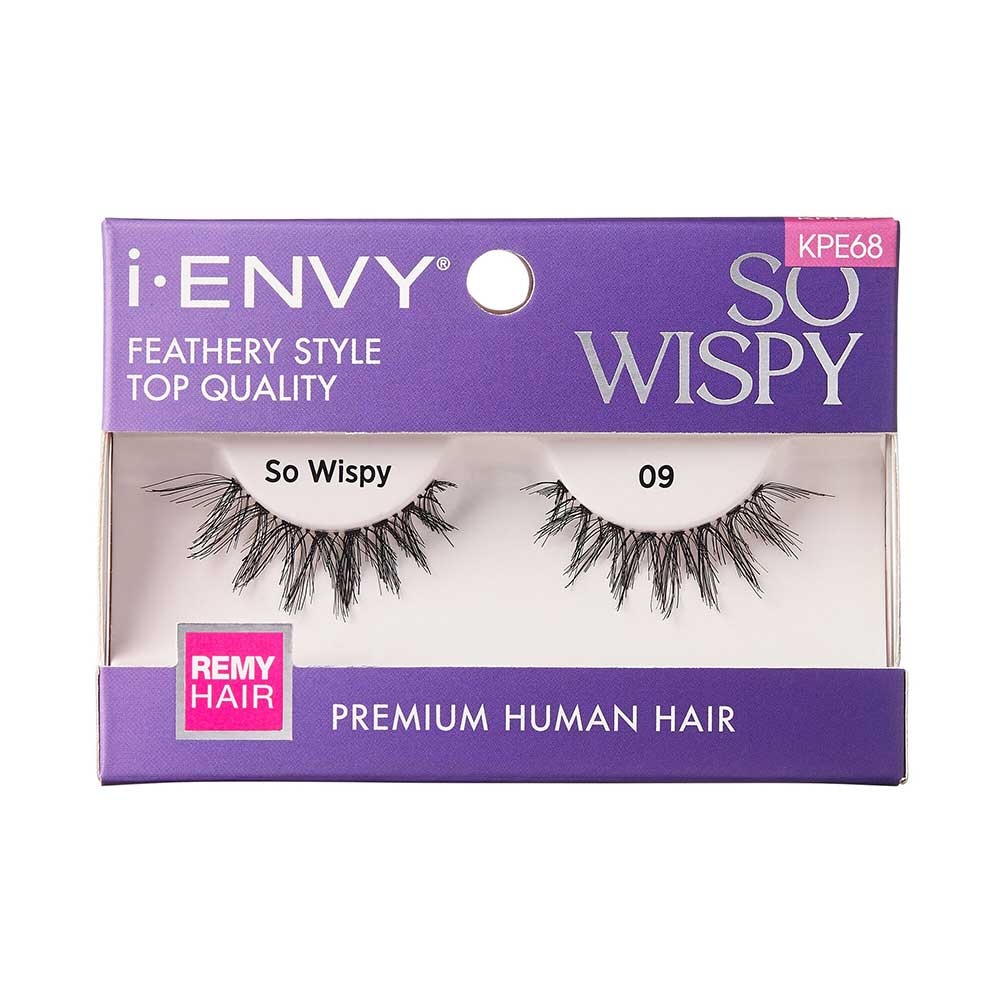iEnvy by Kiss So Wispy Premium Human Hair Lashes - Beauty Exchange Beauty Supply