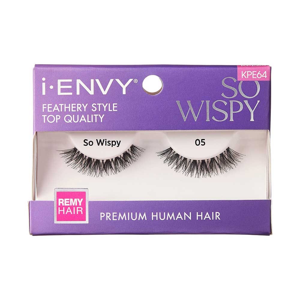 iEnvy by Kiss So Wispy Premium Human Hair Lashes - Beauty Exchange Beauty Supply