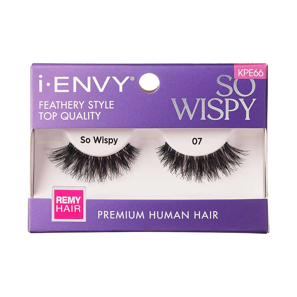 iEnvy by Kiss So Wispy Premium Human Hair Lashes - Beauty Exchange Beauty Supply