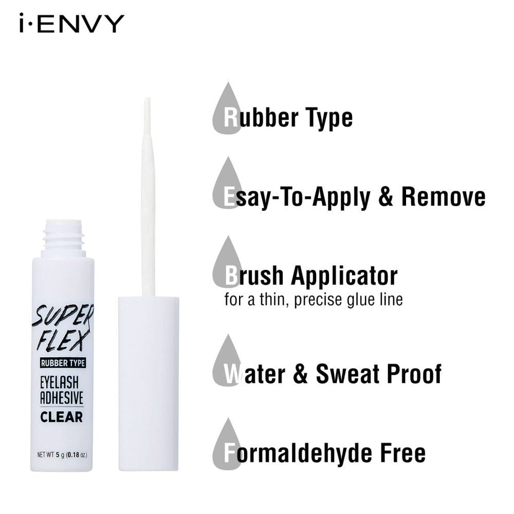 iEnvy by Kiss Super Flex Eyelash Adhesive Glue - Clear - Beauty Exchange Beauty Supply