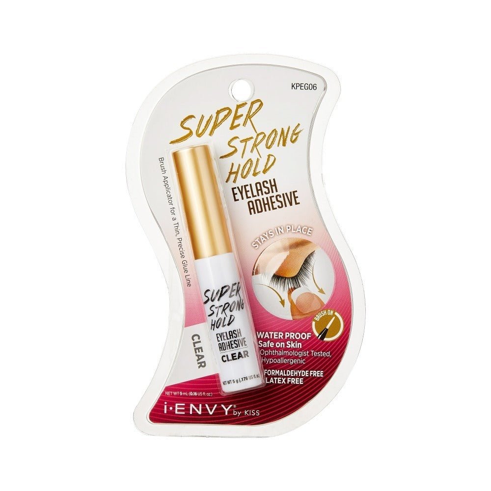 iEnvy by Kiss Super Strong Hold Waterproof Strip Lash Glue - Beauty Exchange Beauty Supply