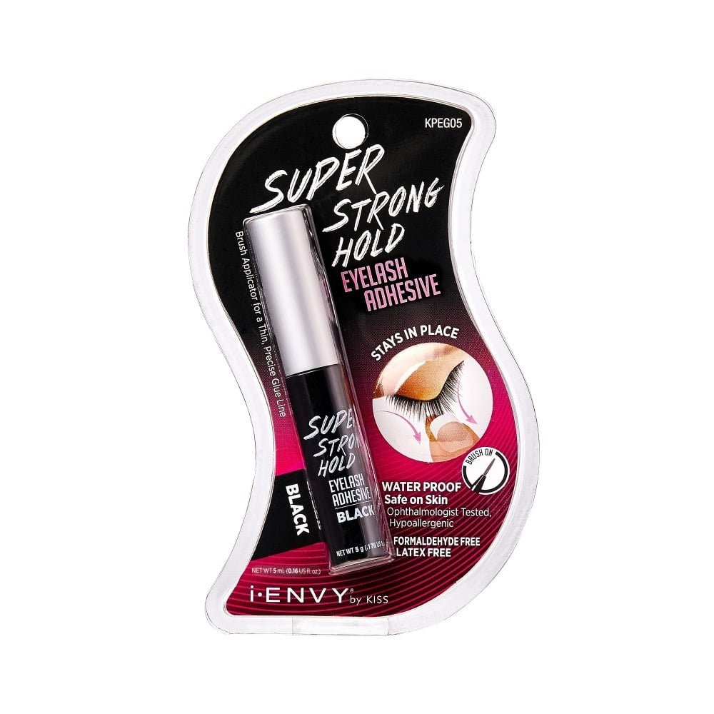 iEnvy by Kiss Super Strong Hold Waterproof Strip Lash Glue - Beauty Exchange Beauty Supply
