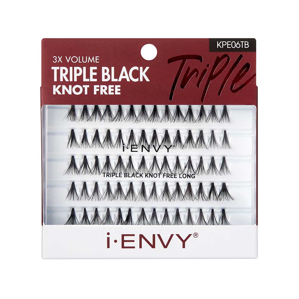 iEnvy by Kiss Triple Black Knot Free Individual Lashes - 70pcs - Beauty Exchange Beauty Supply