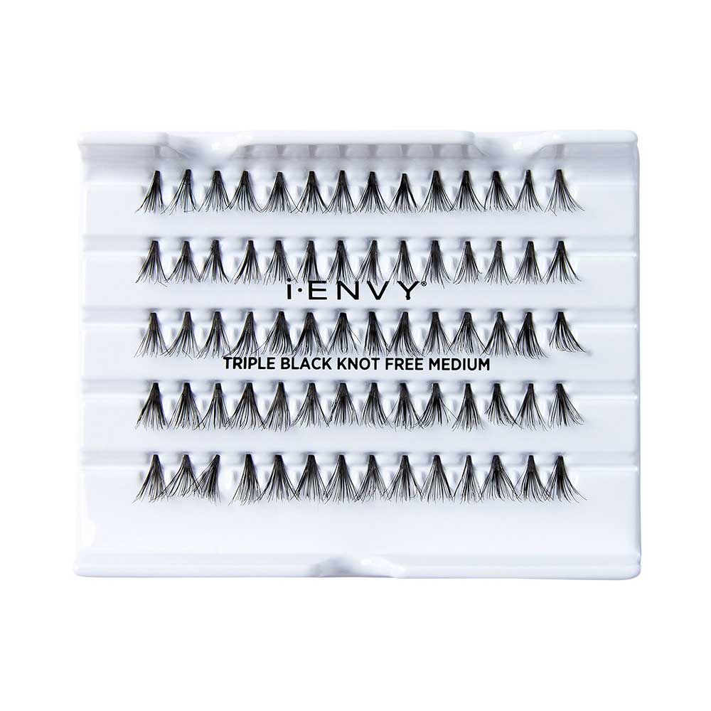 iEnvy by Kiss Triple Black Knot Free Individual Lashes - 70pcs - Beauty Exchange Beauty Supply