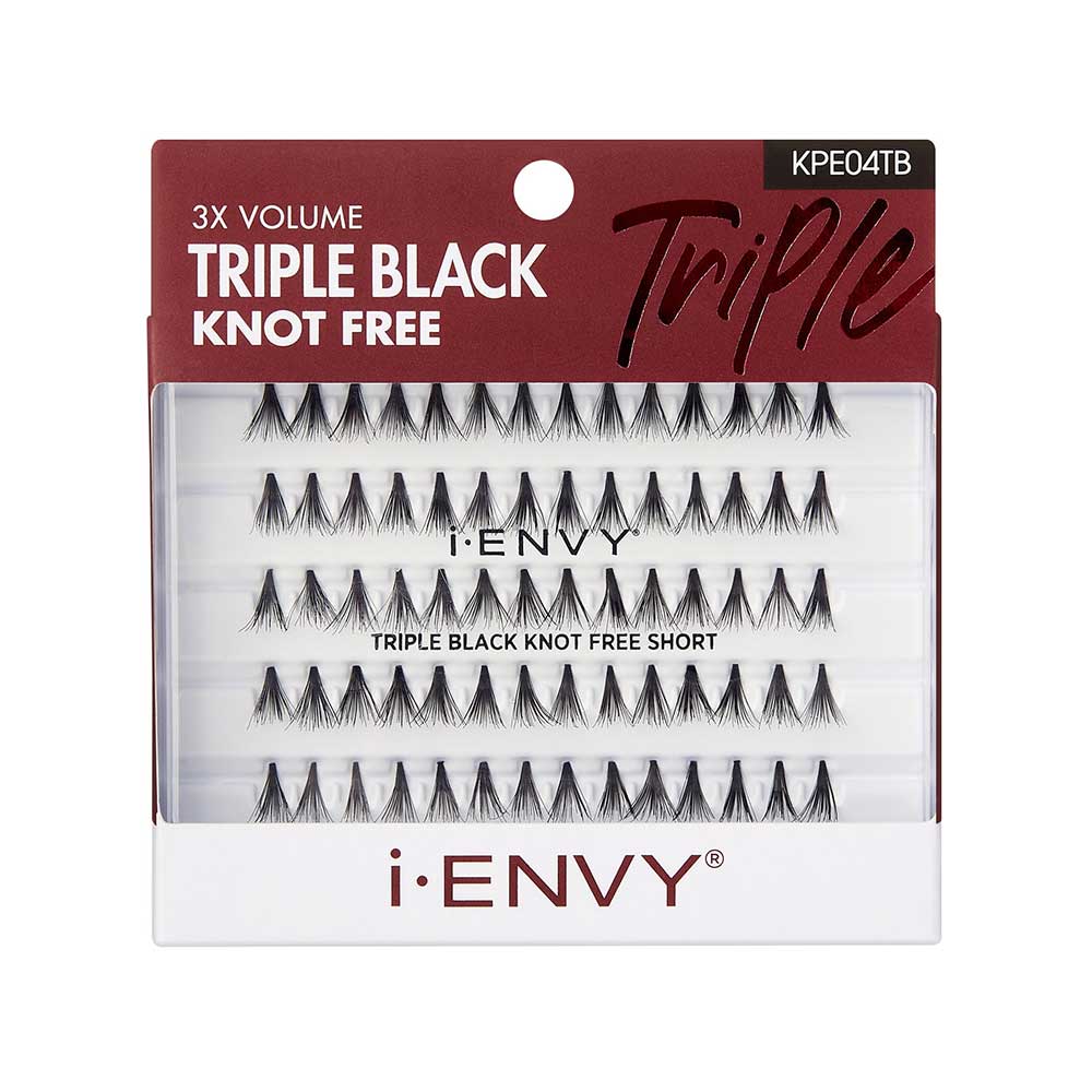 iEnvy by Kiss Triple Black Knot Free Individual Lashes - 70pcs - Beauty Exchange Beauty Supply