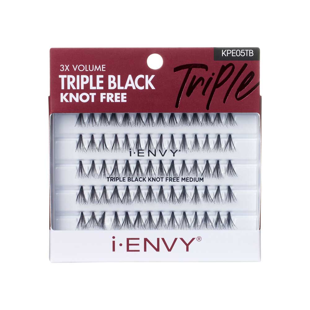 iEnvy by Kiss Triple Black Knot Free Individual Lashes - 70pcs - Beauty Exchange Beauty Supply