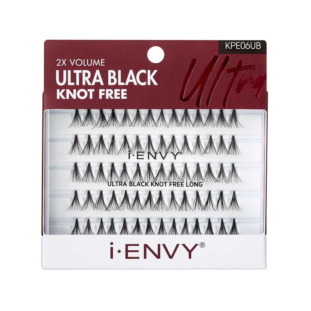 iEnvy by Kiss Ultra Black Knot Free Individual Lashes – 70pcs - Beauty Exchange Beauty Supply