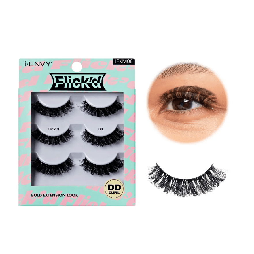 iENVY Flick’d LD & DD Curl Strip Lashes - Beauty Exchange Beauty Supply