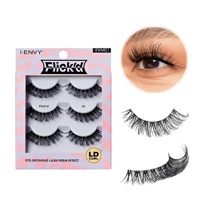 iENVY Flick’d LD & DD Curl Strip Lashes - Beauty Exchange Beauty Supply