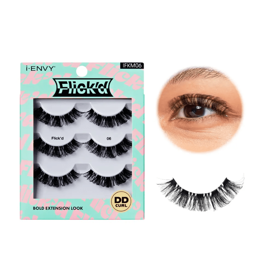 iENVY Flick’d LD & DD Curl Strip Lashes - Beauty Exchange Beauty Supply