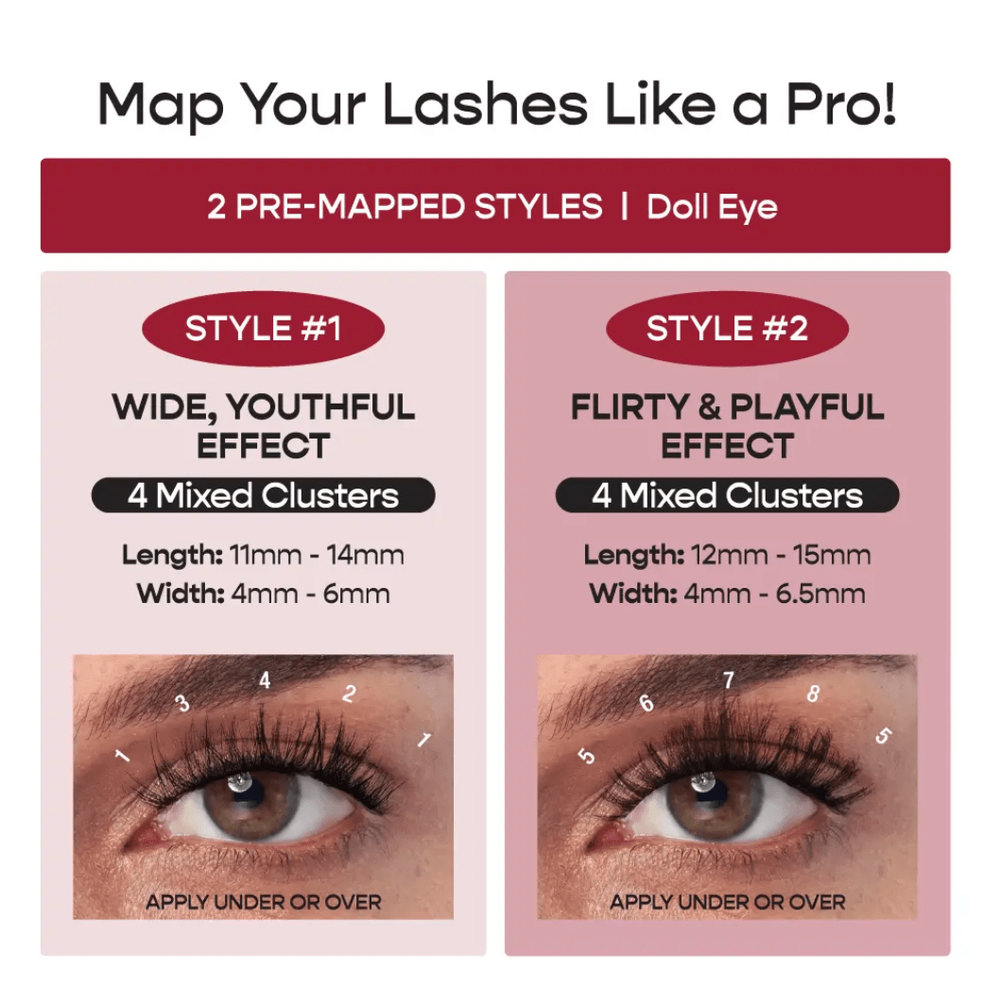 iENVY LashMap Pro Cluster Lash Kit โ With Tweezer - Beauty Exchange Beauty Supply