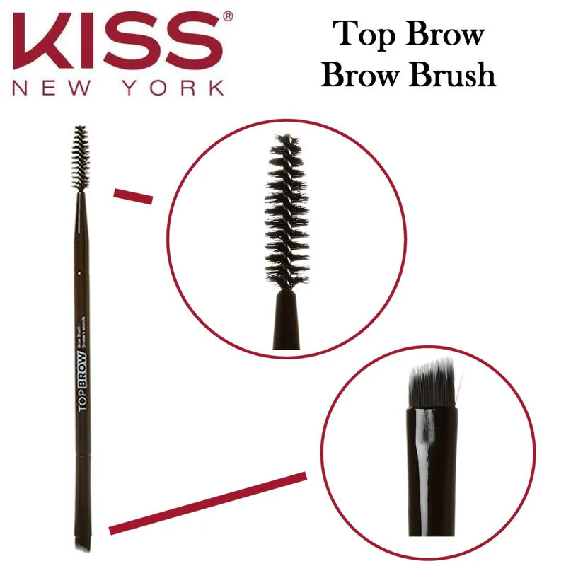 Kiss New York Professional Top Brow Dual-Ended Brow Brush
