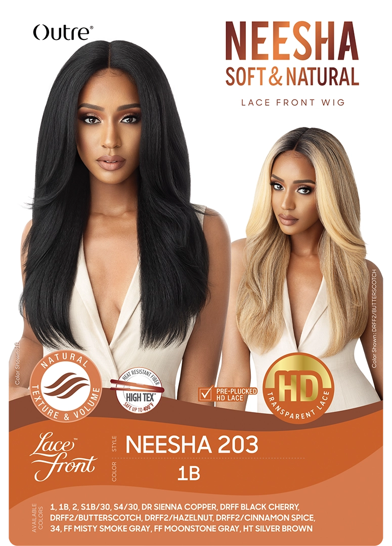 Outre Neesha Soft & Natural Lace Front Wig - Neesha 203
