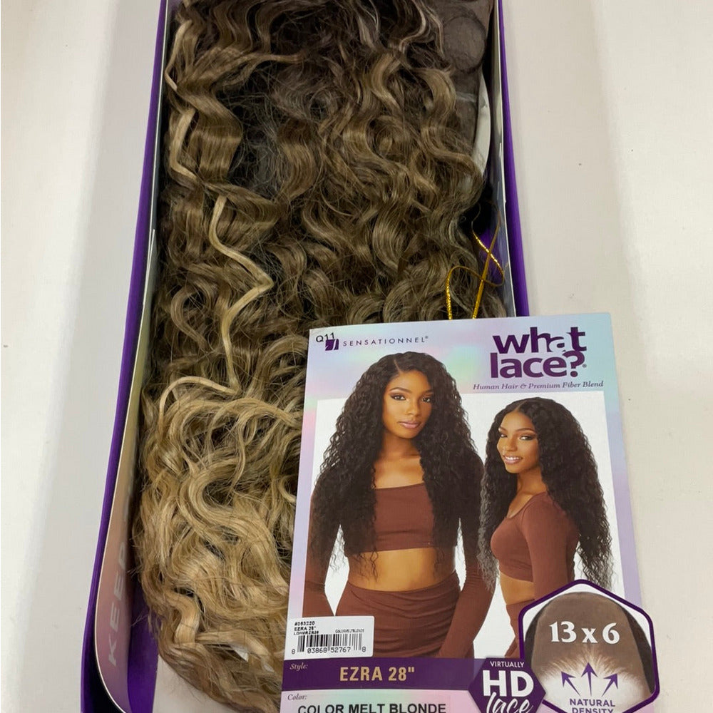 Sensationnel What Lace 13×6 HD Human‑Blend Wig – Ezra 28″