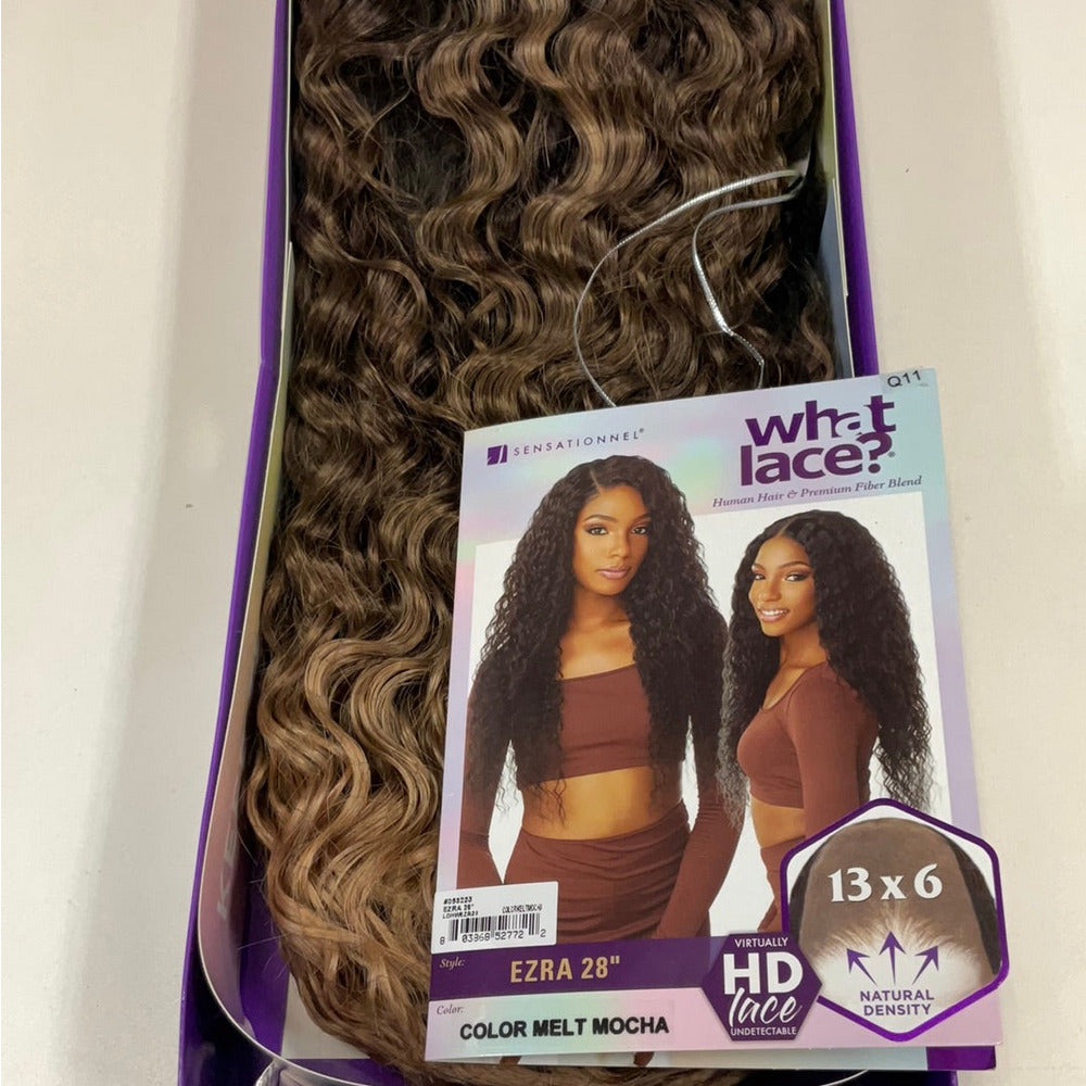 Sensationnel What Lace 13×6 HD Human‑Blend Wig – Ezra 28″