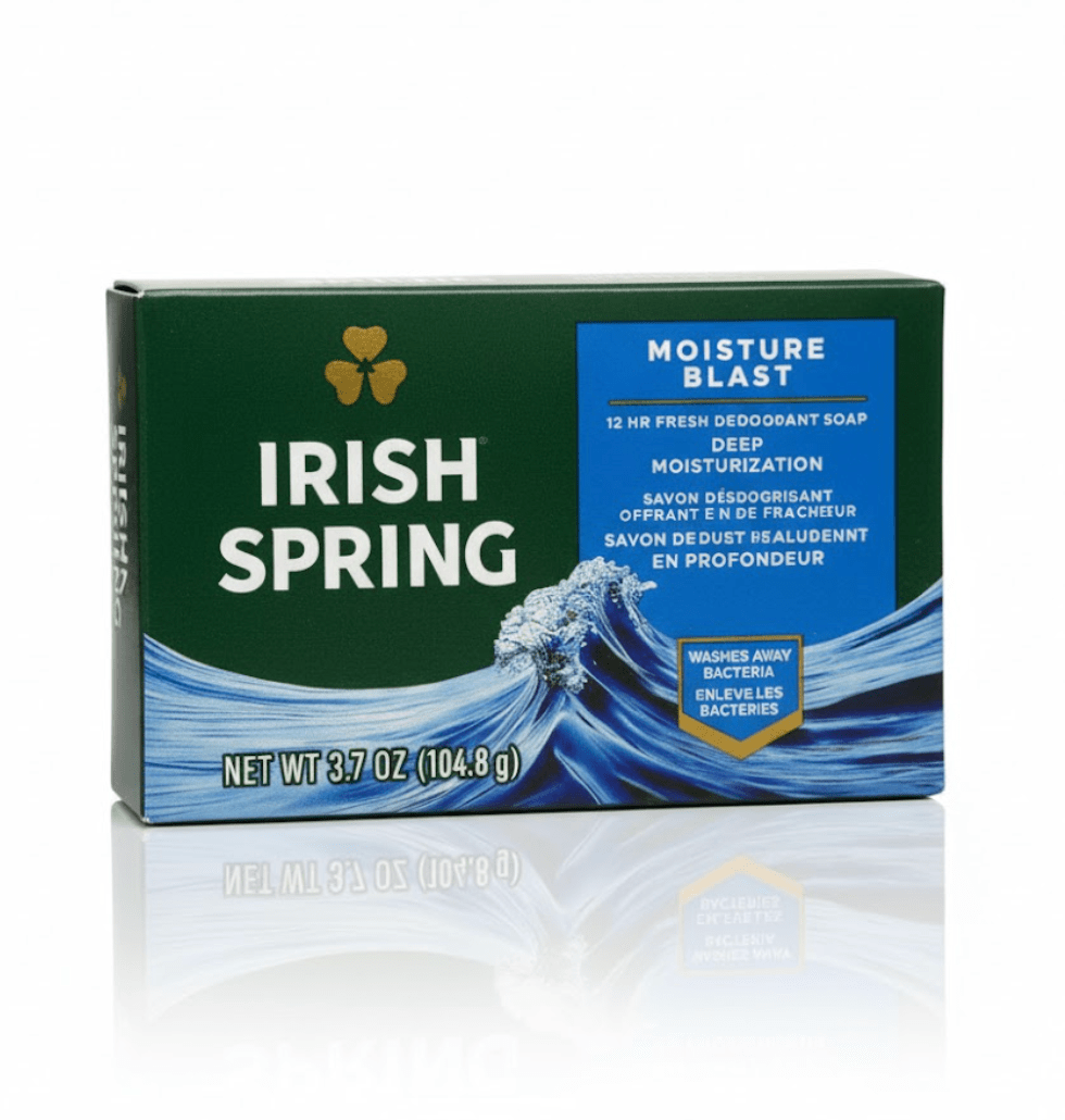 Irish Spring Deodorant Bar Soap for Men – 3.7oz - Beauty Exchange Beauty Supply