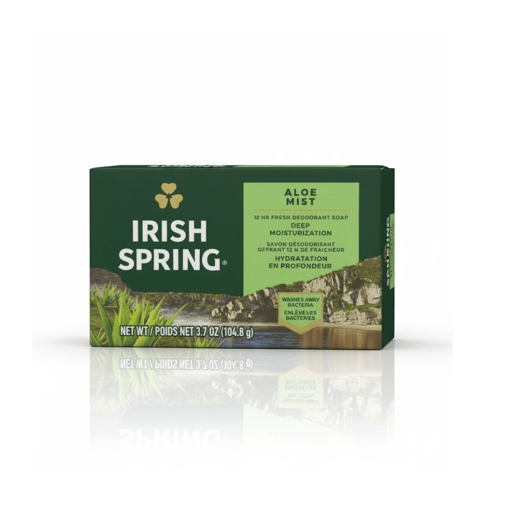 Irish Spring Deodorant Bar Soap for Men – 3.7oz - Beauty Exchange Beauty Supply