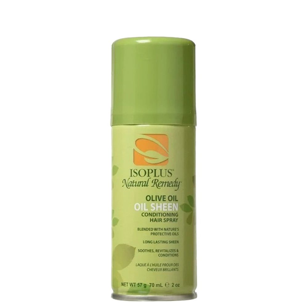Isoplus Natural Remedy Oil Sheen – Olive Oil – 7 oz & 2 oz - Beauty Exchange Beauty Supply