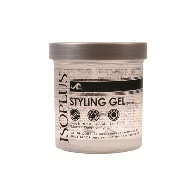 Isoplus Styling Gel – Clear & Pre - Conditioning Light (16oz / 32oz) - Beauty Exchange Beauty Supply