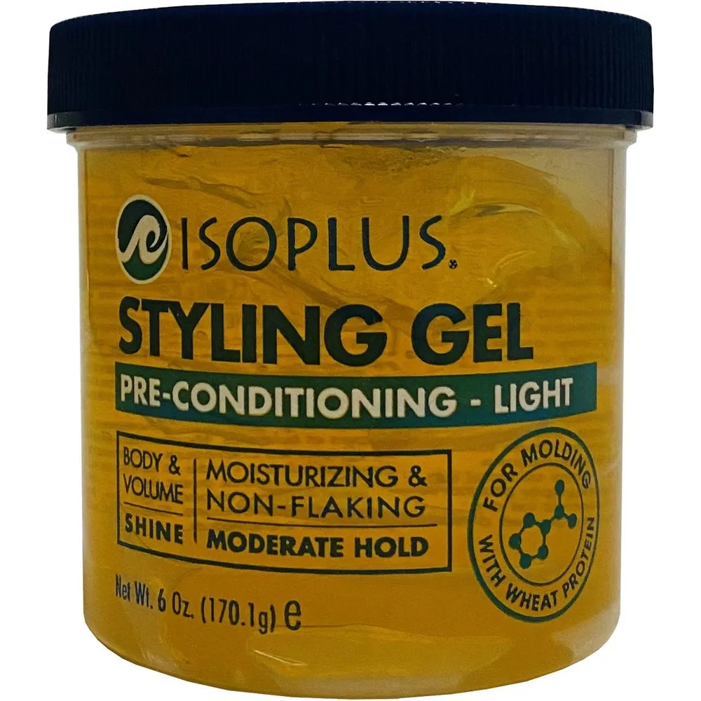 Isoplus Styling Gel – Conditioning & Pre - Conditioning Light (6oz) - Beauty Exchange Beauty Supply