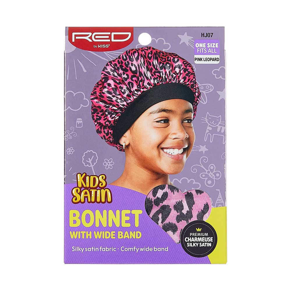 Red by Kiss Kids Satin Bonnet – Cute Prints