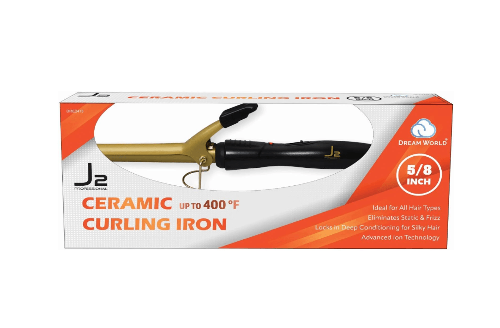 J2 Ceramic Curling Iron – 5/8" - Beauty Exchange Beauty Supply