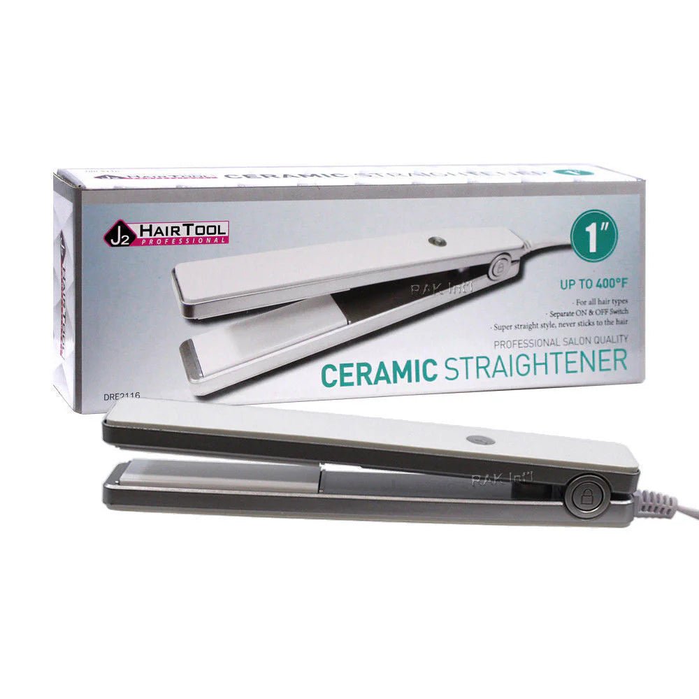 J2 HairTool Ceramic Straightener 1" - Beauty Exchange Beauty Supply