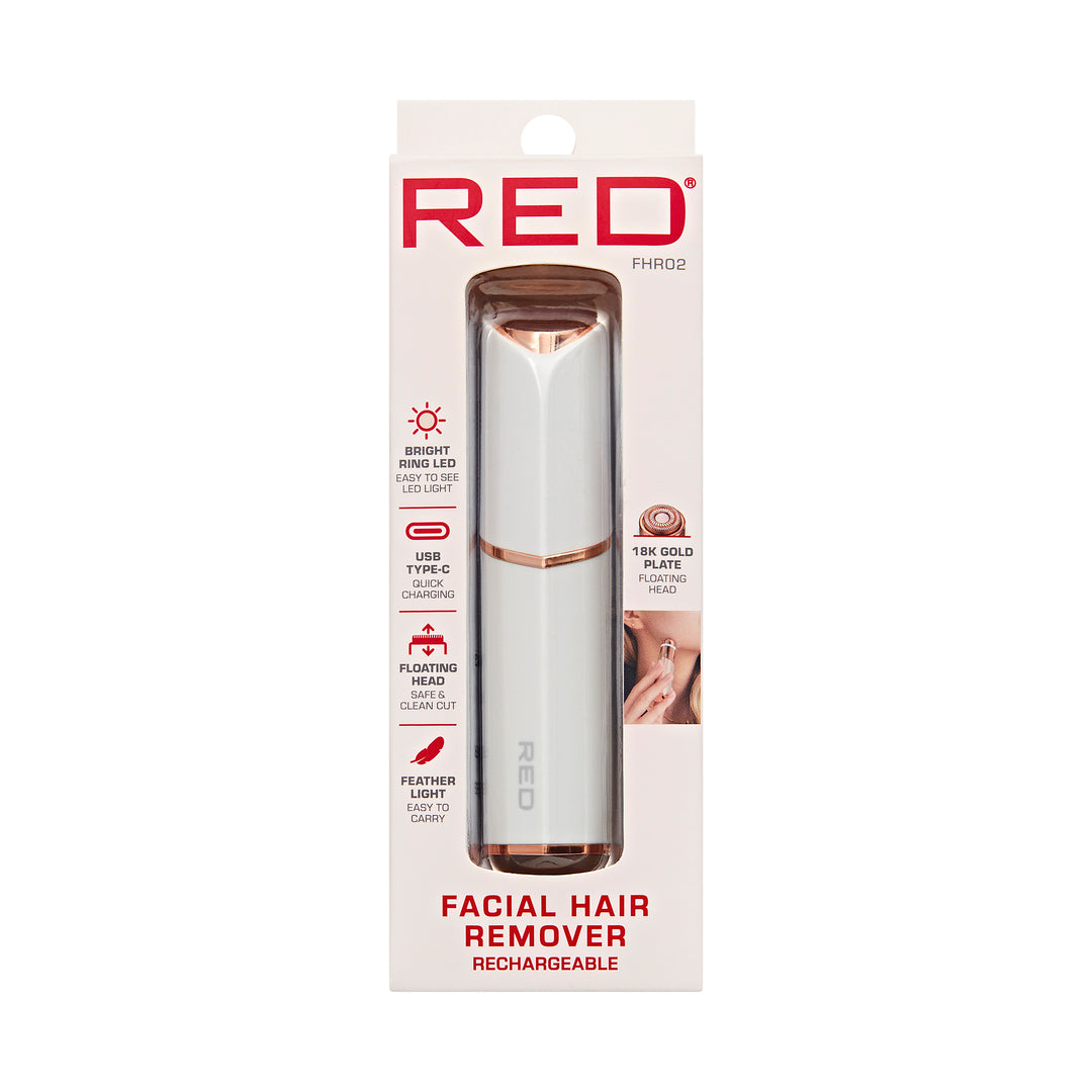 Red by Kiss 18K Gold Rechargeable Facial Hair Remover