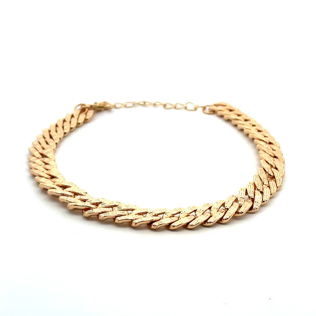 The One Jewelry Iced Anklet & Bracelet