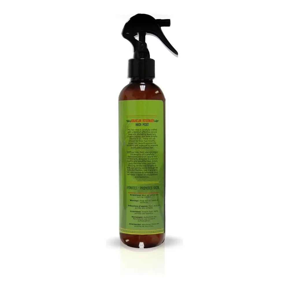 Jamaican Amber Jamaican Castor Oil & Rosemary Leave - In Hair Mist | Nourishing Hair Mist for Growth & Hydration – 8oz - Beauty Exchange Beauty Supply