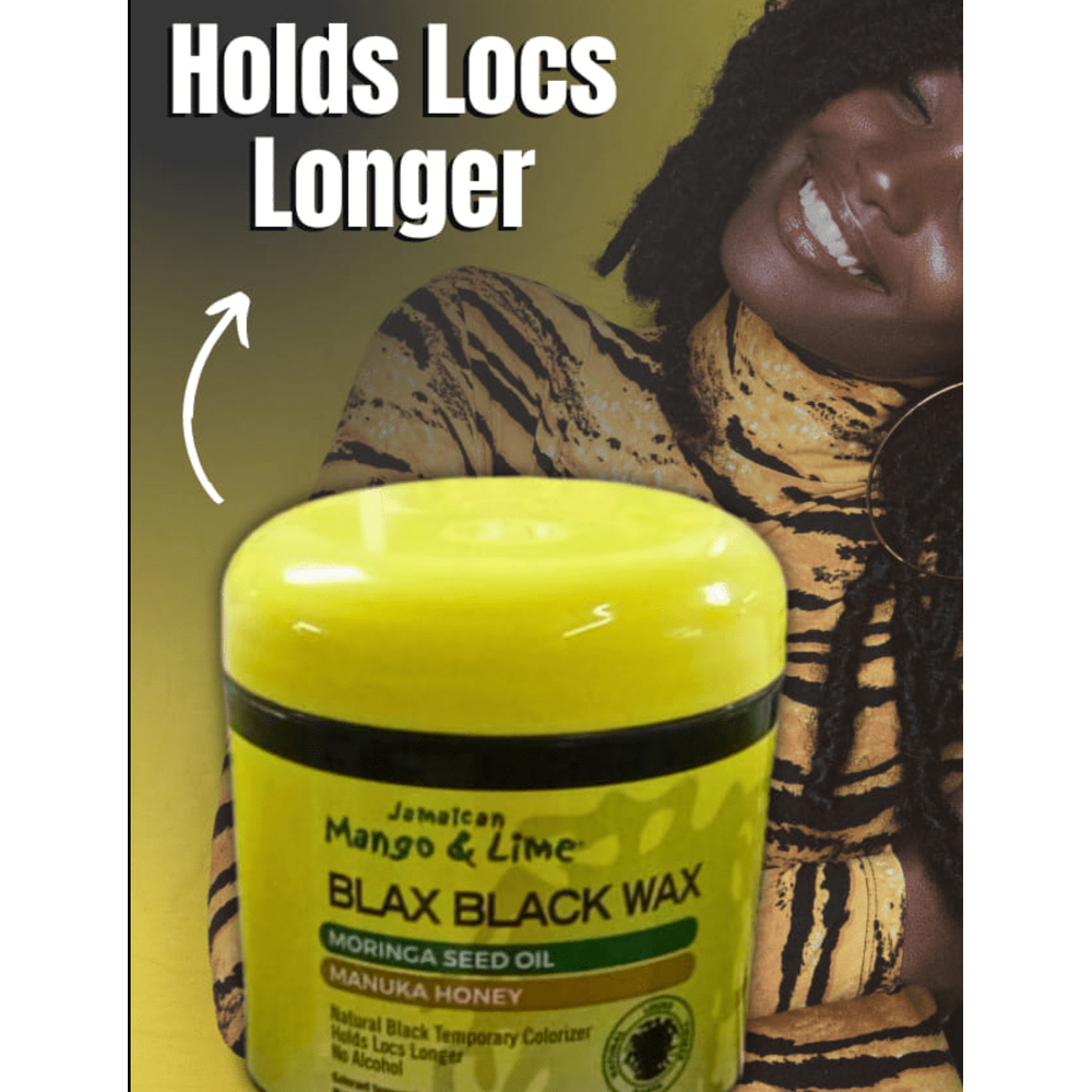 Jamaican - Mango & Lime | 3 Variants | Locking Creme Wax | Locking Firm Wax | Blax Black Wax | Moringa Seed Oil | Manuka Honey | Maintains Locs & Twists | 6Oz | - Beauty Exchange Beauty Supply