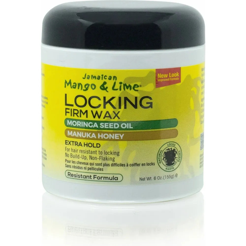 Jamaican - Mango & Lime | 3 Variants | Locking Creme Wax | Locking Firm Wax | Blax Black Wax | Moringa Seed Oil | Manuka Honey | Maintains Locs & Twists | 6Oz | - Beauty Exchange Beauty Supply