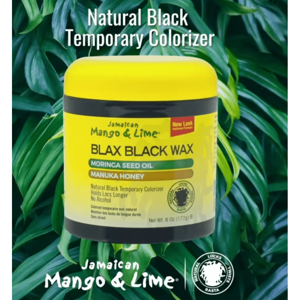 Jamaican - Mango & Lime | 3 Variants | Locking Creme Wax | Locking Firm Wax | Blax Black Wax | Moringa Seed Oil | Manuka Honey | Maintains Locs & Twists | 6Oz | - Beauty Exchange Beauty Supply