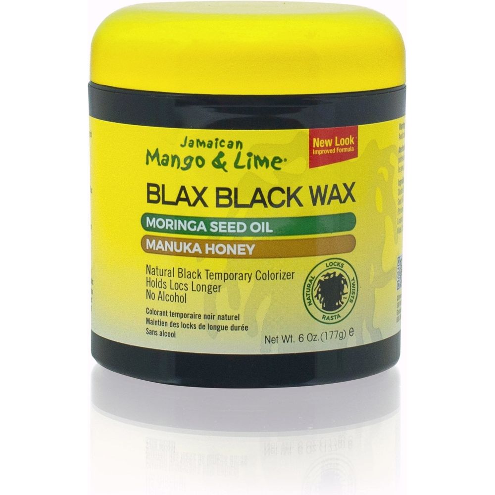 Jamaican - Mango & Lime | 3 Variants | Locking Creme Wax | Locking Firm Wax | Blax Black Wax | Moringa Seed Oil | Manuka Honey | Maintains Locs & Twists | 6Oz | - Beauty Exchange Beauty Supply