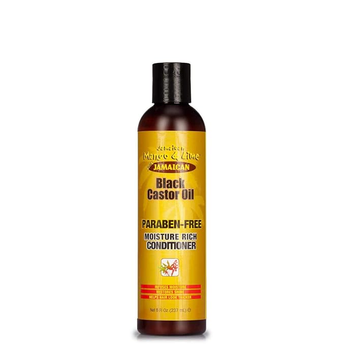 Jamaican - Mango Lime | Black Castor Oil | 2 Variants | Moisture Rich Shampoo ( Sulfate - Free) | Moisture Rich Conditioner (Paraben - Free) | 8Oz || - Beauty Exchange Beauty Supply