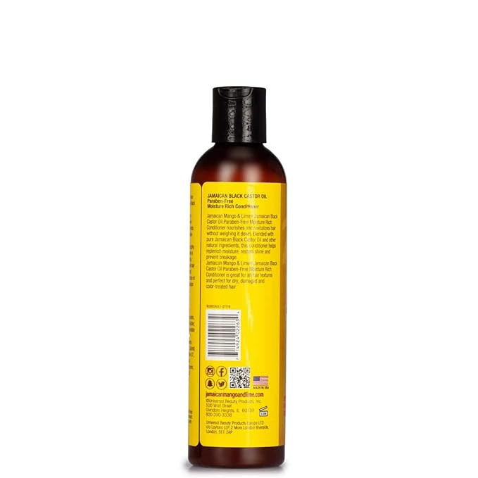 Jamaican - Mango Lime | Black Castor Oil | 2 Variants | Moisture Rich Shampoo ( Sulfate - Free) | Moisture Rich Conditioner (Paraben - Free) | 8Oz || - Beauty Exchange Beauty Supply