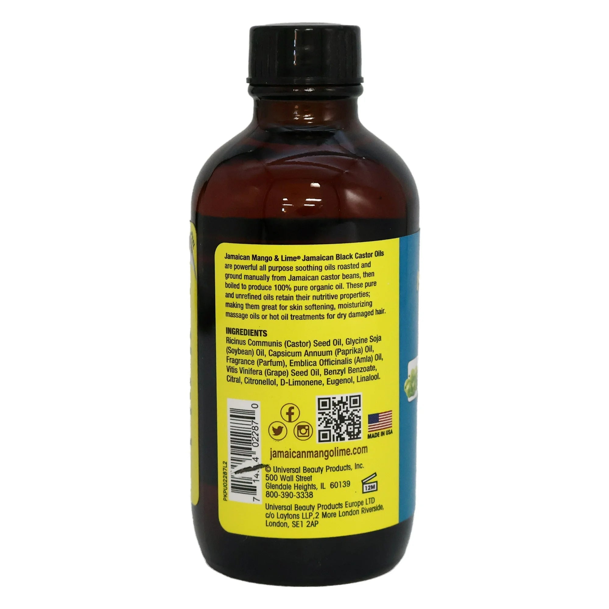 Jamaican Mango & Lime Black Castor Oil - Beauty Exchange Beauty Supply