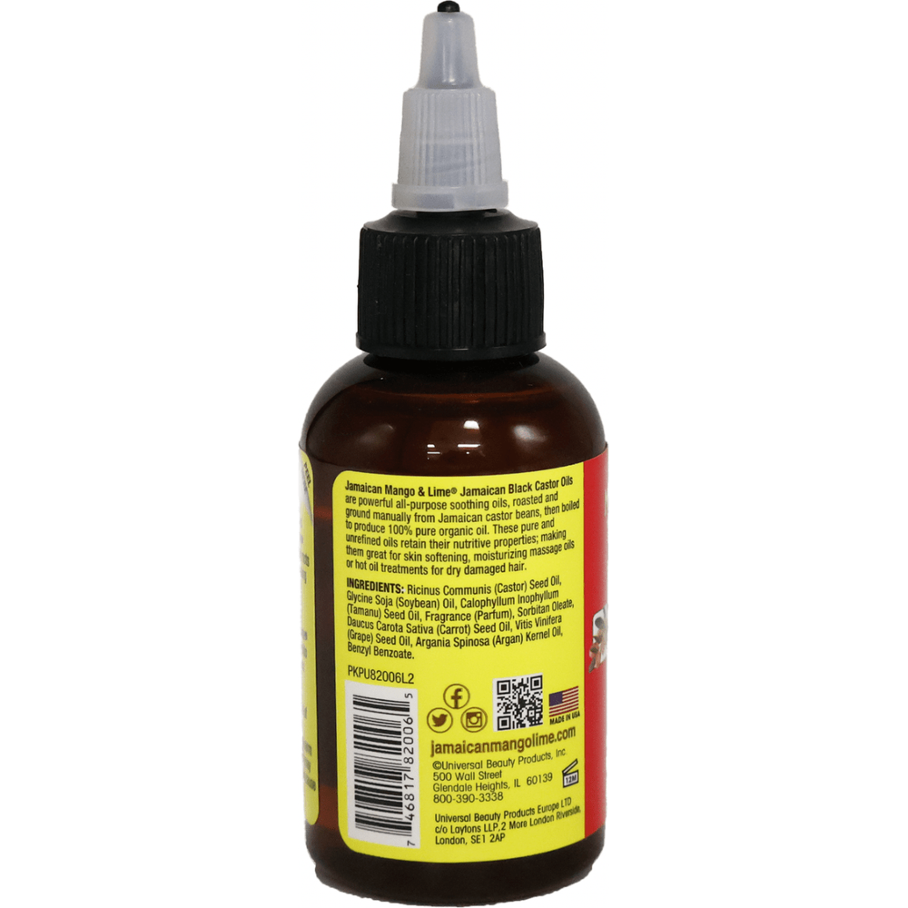 Jamaican Mango & Lime Black Castor Oil – Argan | 2 oz - Beauty Exchange Beauty Supply