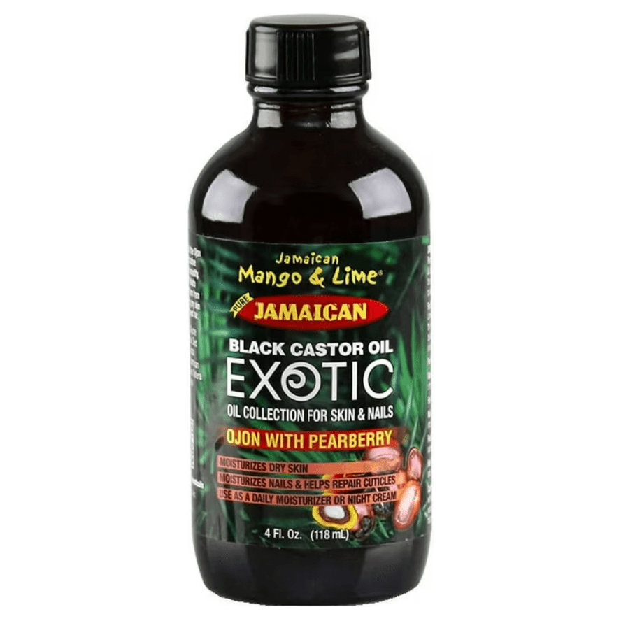 Jamaican Mango & Lime Black Castor Oil – Nourishing Exotic Blends | 4 Nourishing Variants - 4 oz/each - Beauty Exchange Beauty Supply