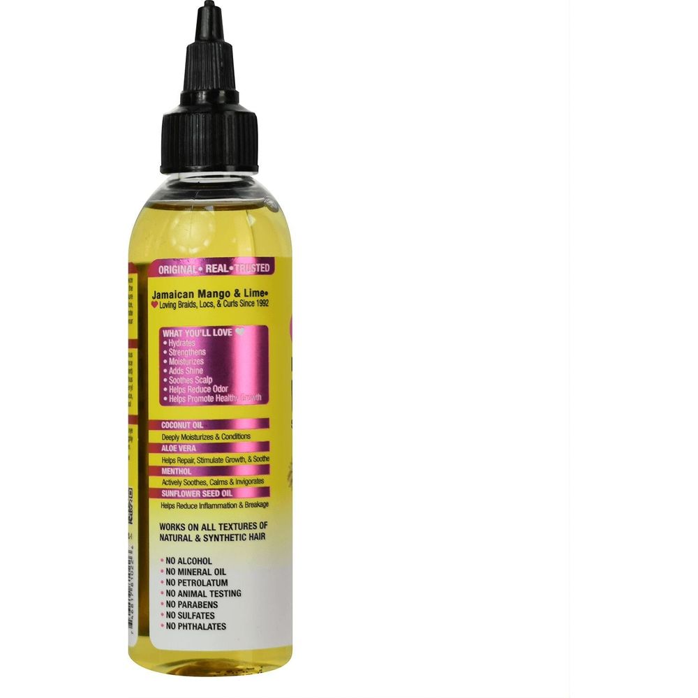 Jamaican - Mango & Lime | Braid Elixir| Anti - Frizz Treatment | Soothes | Moisturizes | Relieves Itchy Scalp | Sunflower Seed Oil | Aloe Vera | Coconut | Menthol | 4Oz | - Beauty Exchange Beauty Supply