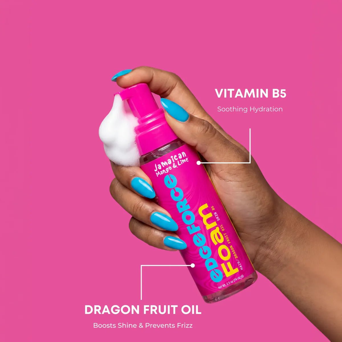 Jamaican Mango & Lime Edge Force Edge Control Foam – 2.5oz - Beauty Exchange Beauty Supply
