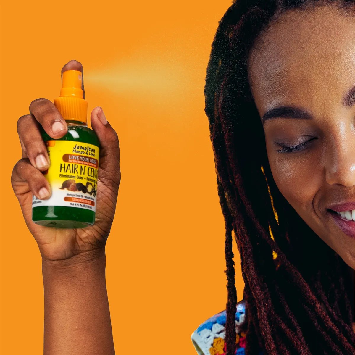 Jamaican Mango & Lime Hair N' Cense Spray - Moringa & Honey 4oz - Beauty Exchange Beauty Supply