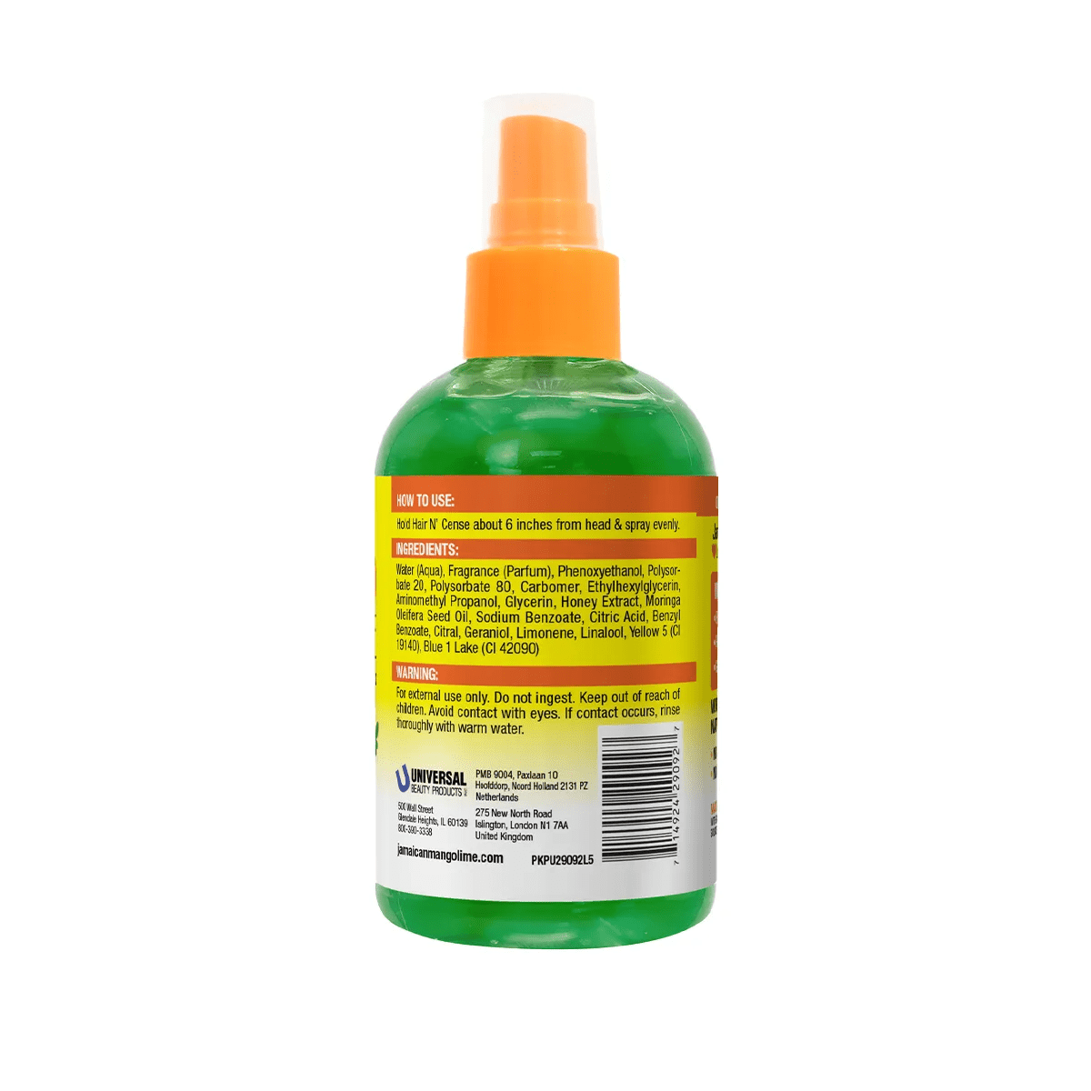 Jamaican Mango & Lime Hair N' Cense Spray - Moringa & Honey 4oz - Beauty Exchange Beauty Supply